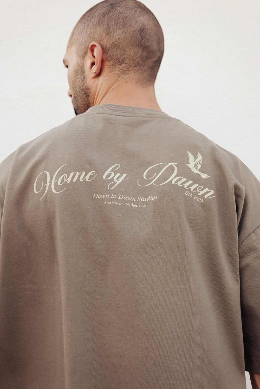 Dawn Box Tee Cropped Fit - Soft Brown