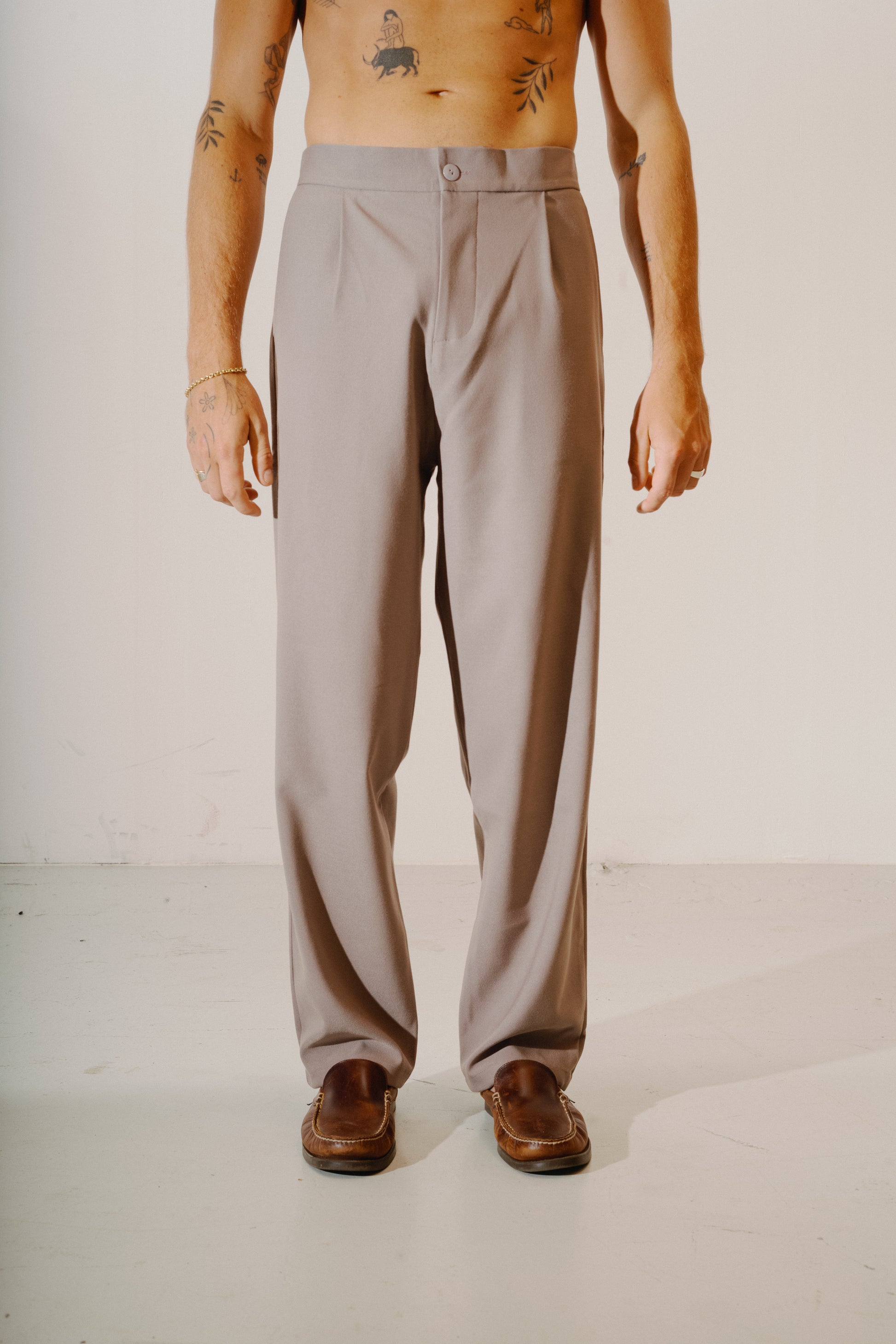 Trousers - Beau Taupe