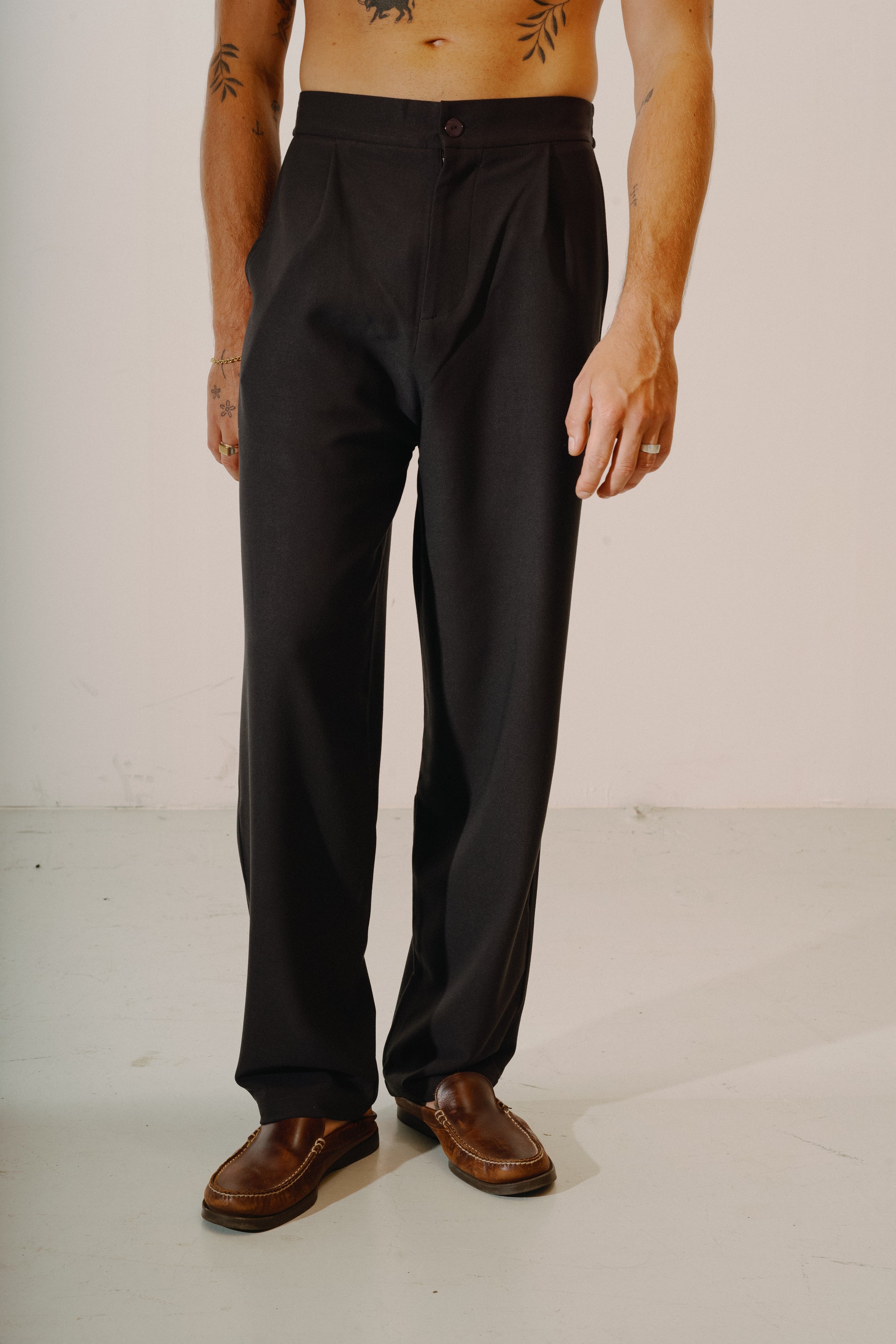 Trousers - Galen Black