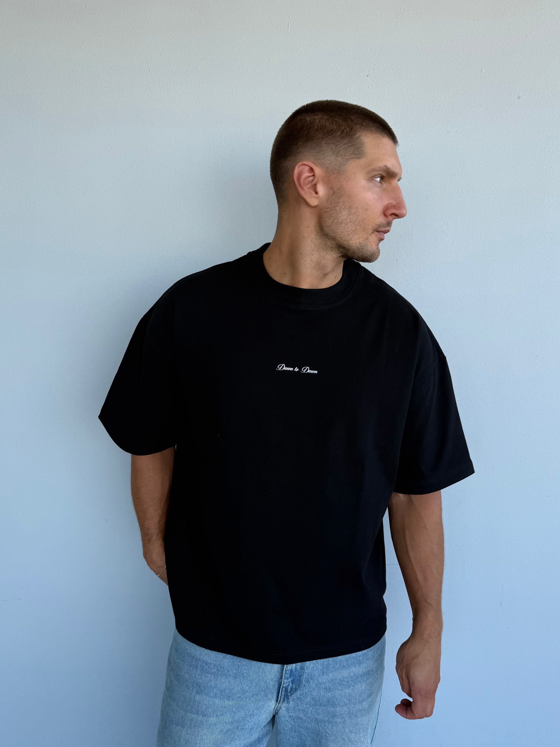 Dawn Box Tee - Black