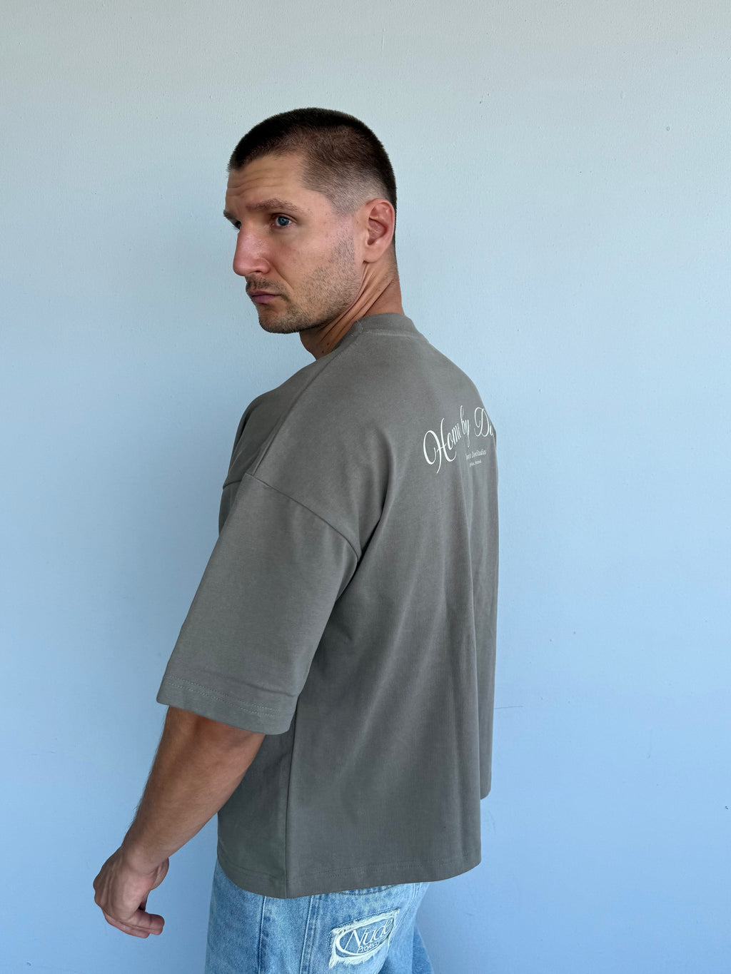 Dawn Box Tee Cropped Fit - Soft Brown